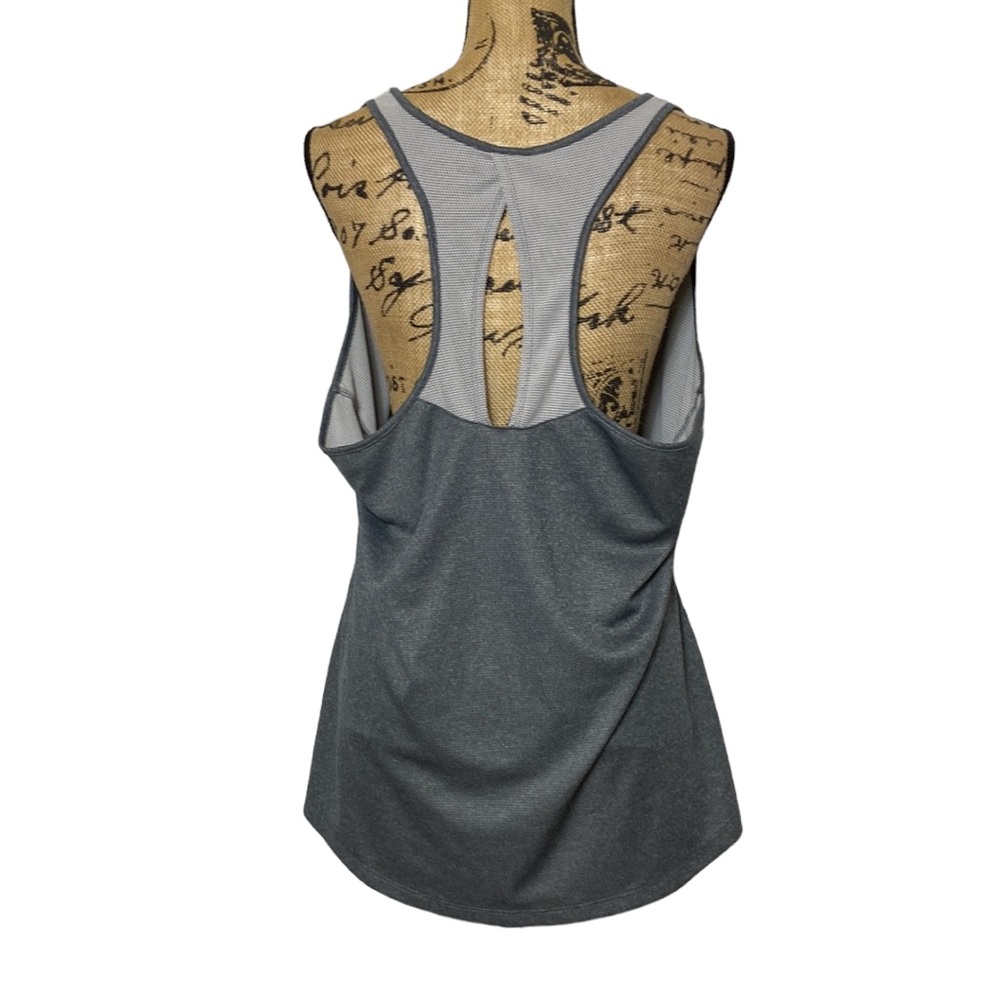 Avia Grey Sleeveless Sports Athletic Running Yoga Top XXL - Picture 2 of 7